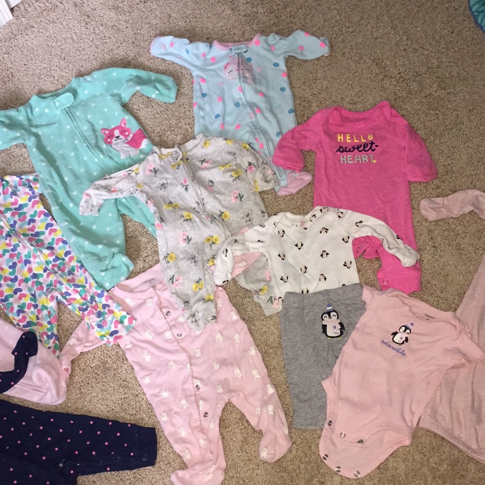 Newborn-3 month baby girl Bundle!